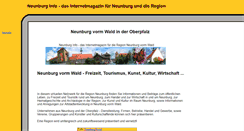 Desktop Screenshot of neunburgerinfo.de